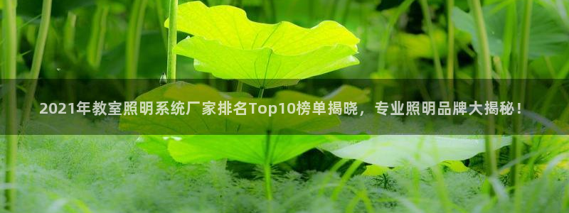 千亿国际官方网站入口在线观看:2021年教室照明系统厂家排名Top10榜单揭晓,专业照明品牌大揭秘!