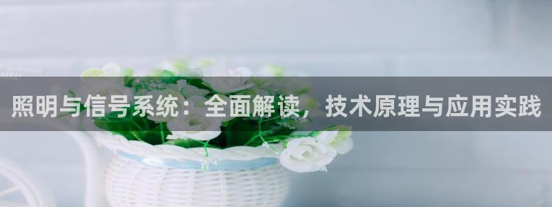 千亿国际平台免登录版:照明与信号系统:全面解读,技术原理与应用实践