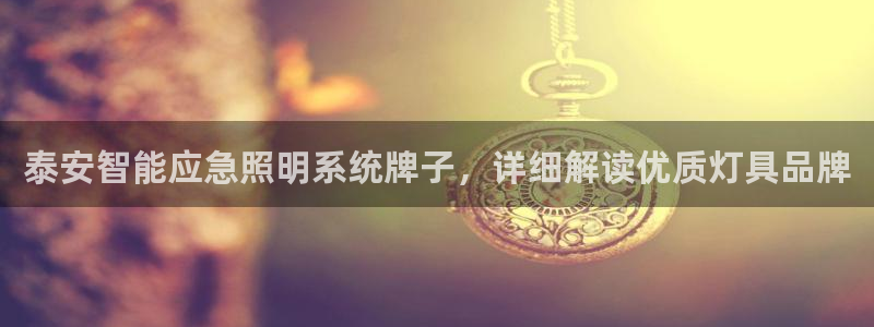 千亿国际2020官方网站pkufli9.201：泰安智能应急照明系统牌子，详细解读优质灯具品牌